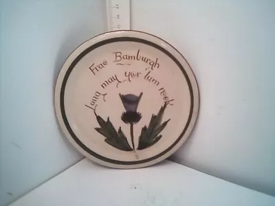 Buy Bamburgh Longpark Pottery Torquay Thistle Tea Pot  Stand Scottish Interest • 8£