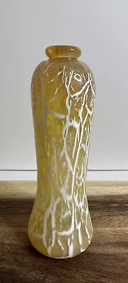 Buy Vintage Yellow Hand Blown Art Glass Bud Vase/ Perfume Bottle (no Stopper) • 19.21£