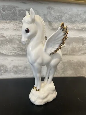 Buy Royal Osborne White Bone China Pegasus With Gold Tipped Wings • 10£