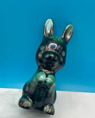 Buy Vintage Blue Mountain Pottery Bunny Rabbit Green Glaze BMP • 14£