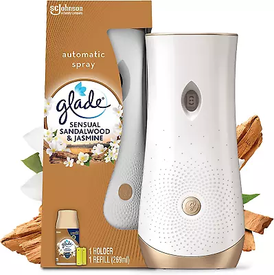 Buy Glade Automatic Spray Holder Sandlewood And Jasmine Complete Set 269 Ml • 10.49£