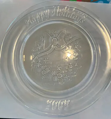 Buy Pyrex Happy Holiday 2009 Plate Employee Giveaway 10 3/4” Wreath • 16.37£