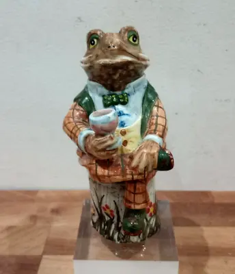 Buy Rare Cinque Ports Pottery Mr Toad Wind In The Willows Figure Rye Pottery Signed • 40£