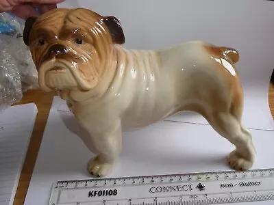 Buy Vintage Melba Ware Pottery - British Bulldog Dog Figurine 9” Made In England • 25£