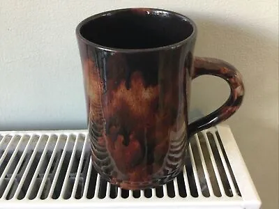Buy One Ewenny Pottery Mug- Reddish Brown Mottled Design • 12.99£