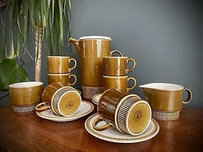 Buy Vintage Mid Century Retro Poole Pottery Coffee & Tea Set • 38£