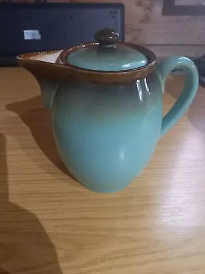 Buy Rare Vintage Langley Pottery/ Denby Stoneware Coffee Pot Or Teapot - Green • 30£