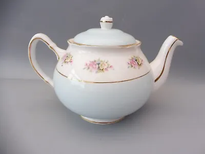Buy Vintage Duchess Powder Blue Floral Bone China Tea Pot • 50£