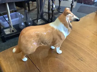 Buy Beswick VintageDog Figurine 1814 Collie Small VGC C1964 Makers Mark Also To Base • 28.99£