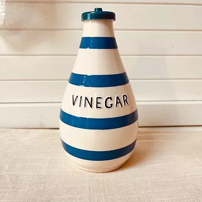 Buy Vintage Cornishware Vinergar Bottle. Blue And White. 1 Pint • 14£