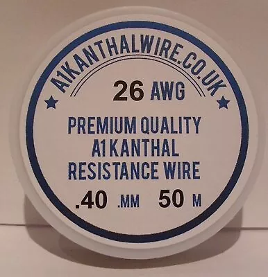 Buy A1 Kanthal Resistance Wire 50m Lengths On A Reel Foam Cutting Pottery Etc  • 7.95£