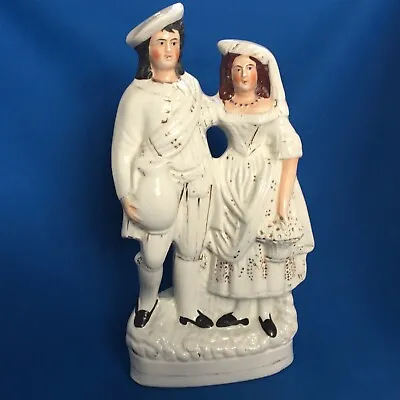 Buy English Victorian Staffordshire Figurine Harvest Group - Height 14 Inches C.1880 • 20£