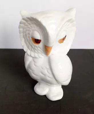 Buy Vintage Sweet Little White Glazed Owl Bone China Ornament • 4.75£