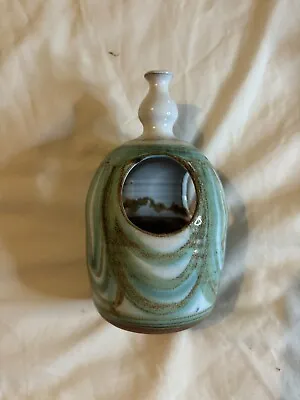 Buy Alvingham Pottery Studio Art Pottery Bird Feeder Tea Light Holder By Pru Green • 19.99£