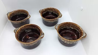 Buy 4 X Kilncraft Stoneware Honeycomb Drip Glaze Staffordshire Ramekins Small Bowls • 22.99£