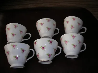 Buy Duchess English Bone China Rosebud Teacups X 6 • 5.99£