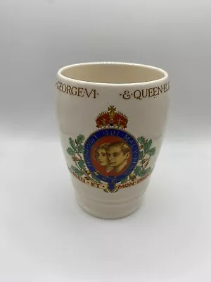 Buy Solian Ware 1937 British Royal Coronation Mug Beaker George 6th & Elizabeth • 7.50£