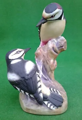 Buy Royal Worcester “pied Woodpeckers On Stump” - Rw3363 - A/f. • 4.99£
