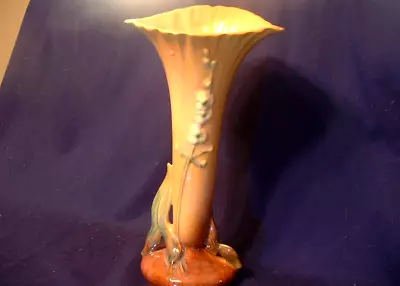 Buy 1940's Roseville Wincraft 12  Art Pottery Vase 282-12 • 91.60£
