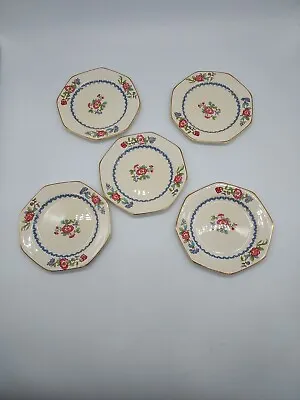 Buy Vintage 5 Pice BCM Lord Nelsonware Small Bread Plates Piccardi Pattern • 56.53£