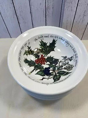 Buy Portmerion Holly And Ivy Pasta Bowls • 12.50£