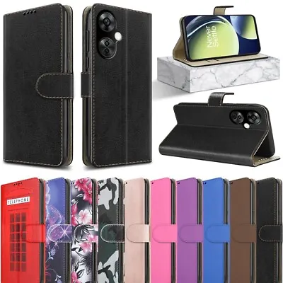 Buy For OnePlus Nord CE 3 Lite 5G Case, Slim Leather Wallet Filp Stand Phone Cover • 5.95£