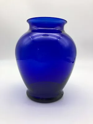 Buy Bristol Blue Cobalt Glass Balaster Vase 17 Cm High • 15£