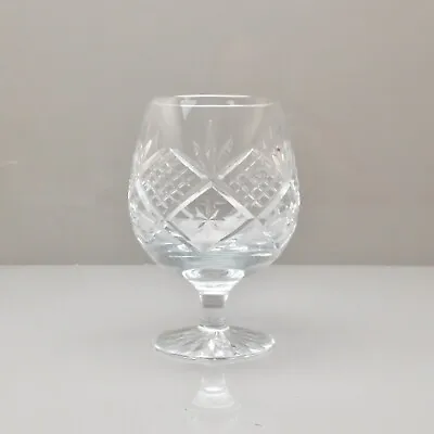 Buy Royal Brierley Crystal Brandy Glass Unknown Cut 4 7/8  12.4 Cm Tall 1st Quality • 18.99£