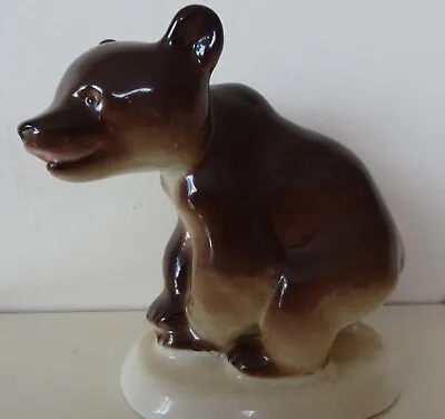 Buy Vintage Russian Pottery * Lomonosov* Brown Bear Figure *FREE POSTAGE* • 11.99£