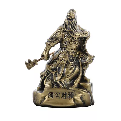 Buy  Ornaments Synthetic Resin Vintage Decor Chinese God Figurine • 14.25£