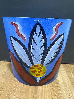 Buy Rare Kosta Boda Art Glass Vase By Ulrica Hydman Vallien Moon Flower Design 1997  • 150£