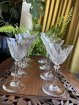 Buy Baccarat Drinking Glasses Wine Crystal Set  Louvois  Water  Sherry Goblets 8 • 200£