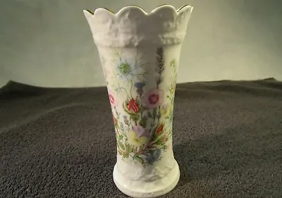 Buy Lovely Vintage Aynsley Fine Bone China Wild Tudor Design Vase • 3.95£