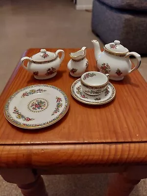 Buy Coalport Miniature Tea Set Ming Rose Pattern • 29£