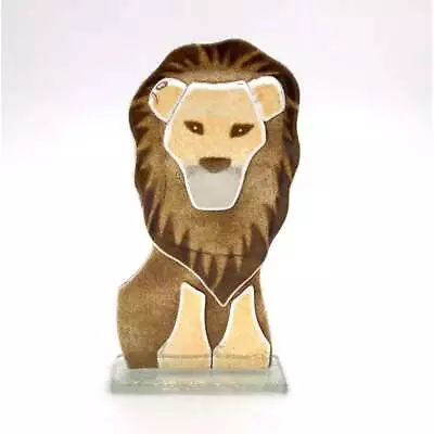 Buy D & J Glassware Aslan The Lion Fused Glass Animal • 27.99£