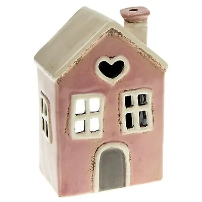Buy Village Pottery Small Pink House Heart Tealight Holder Boxed JD310751 • 13.95£