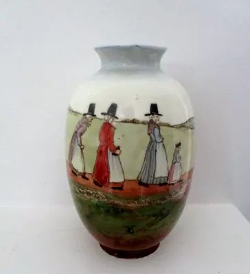 Buy Rare Royal Doulton Seriesware Antique Vase - Welsh Ladies - Perfect !! • 165£
