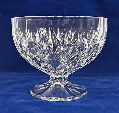 Buy Large Crystal Glass Footed Fruit Trifle Bowl • 20£