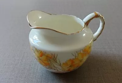 Buy Sutherland Bone China Floral Milk Jug Yellow & Pink Flowers Excellent Condition  • 2.99£