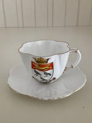 Buy Shelley Canterbury Crested Tea Cup Saucer  Souvenir • 5£