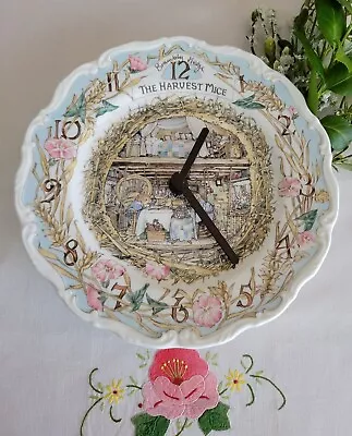 Buy Royal Doulton Brambly Hedge Gift Collection   The Harvest Mice  Clock • 18£
