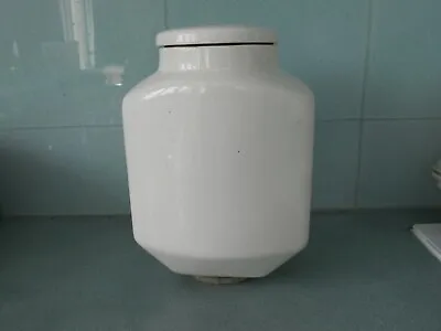 Buy Antique / Vintage White Stoneware / Ceramic Bottle / Container / Unknown Item! • 3.95£