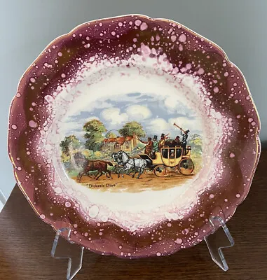 Buy Grays Pottery Stoke On Trent England  Dickens Days  Plate Stage Coach Horse • 14.65£