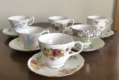 Buy Vintage Cup & Saucer X6 Afternoon Tea Party Duchess Grafton Richmond Royal Vale • 16£