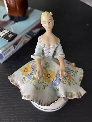 Buy Vintage Made In Italy Capodimonte(?) Dancer Figurine Figure Lady Ornament • 29.99£