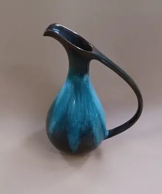 Buy Large Blue Mountain Pottery Pitcher /vase- Canada - C1960 - 25.5 Cm High • 19.95£