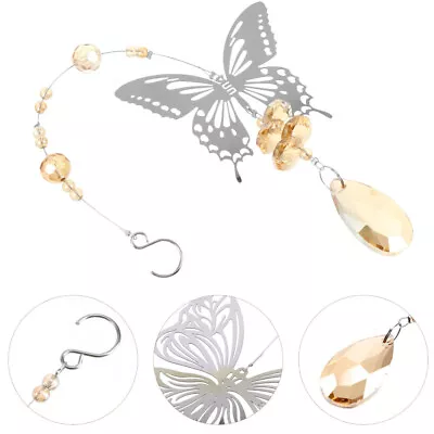 Buy Crystal Glass And Metal Butterfly Ornament Chandelier Crystals • 7.64£