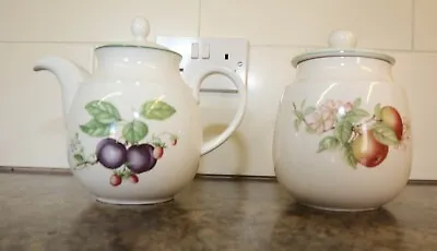 Buy Teapot & Large Storage Jar With Lid - Marks And Spencer M&S St Michael Ashberry • 19.50£
