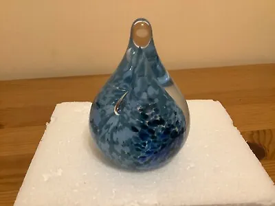 Buy Caithness Scotland Blue Raindrop 2002 Glass Paperweight Collectors Society • 12£
