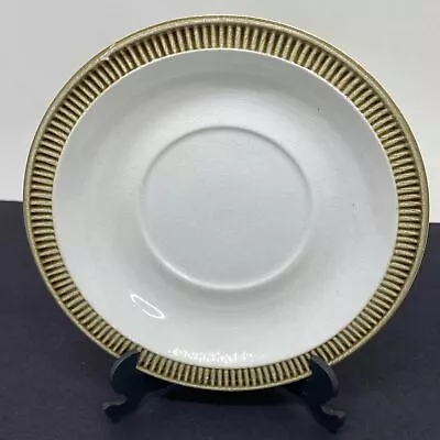 Buy POOLE POTTERY Broadstone Spare Or Replacement SAUCER Cream And Olive • 1.99£